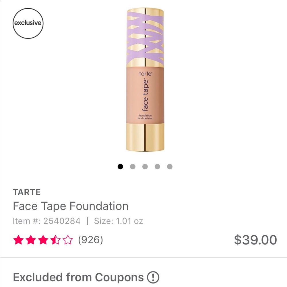 ****SOLD***.   Tarte Bundle*